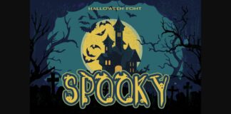 Spooky Font Poster 1