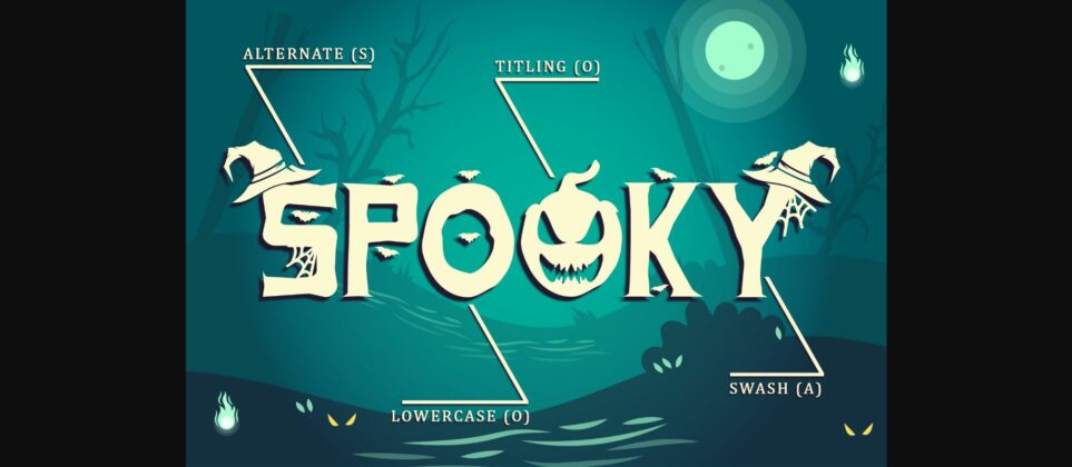 Spooky Ghost Font Poster 10