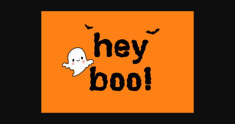 Spooky Halloween Font Poster 4