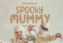 Spooky Mummy Font Poster 1