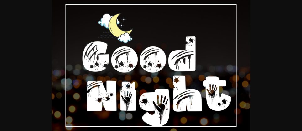 Spooky Night Font Poster 6
