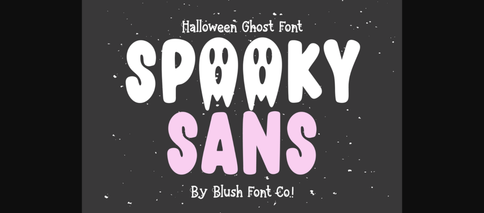 Spooky Sans Font Poster 3