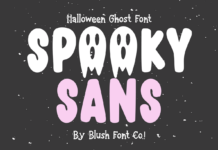 Spooky Sans Font Poster 1