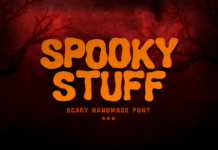 Spooky Stuff Font Poster 1