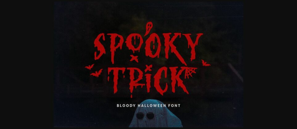 Spooky Trick Font Poster 3