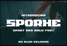 Sporhe Font Poster 1