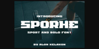 Sporhe Font Poster 1