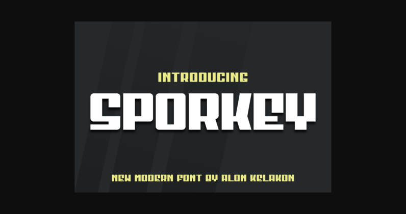 Sporkey Font Poster 3