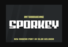 Sporkey Font Poster 1