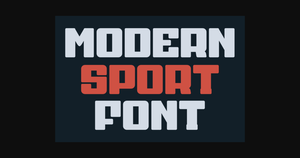 Sport Bengkor Font Poster 4