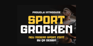 Sport Grocken Font Poster 1