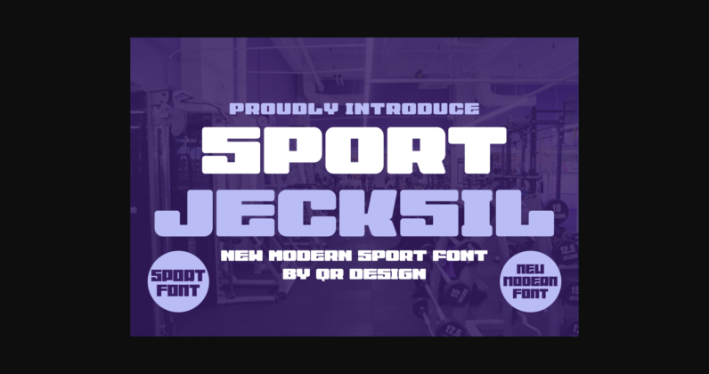 Sport Jecksil Font Poster 3