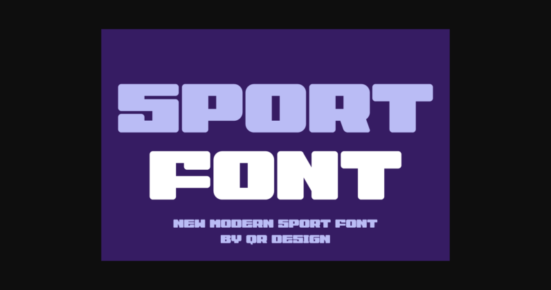 Sport Jecksil Font Poster 4