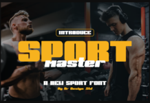 Sport Master Font Poster 1