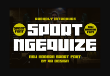 Sport Ngequize Font Poster 1