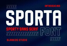 Sporta Font Poster 1