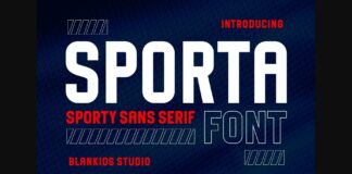 Sporta Font Poster 1