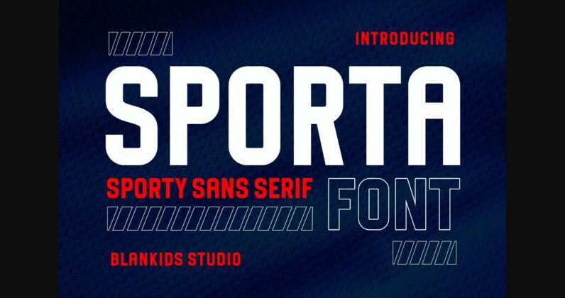 Sporta Font Poster 1