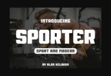 Sporter Font Poster 1