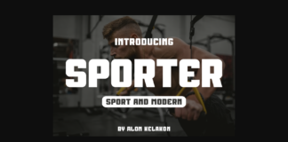 Sporter Font Poster 1