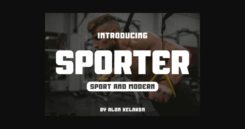 Sporter Font Poster 1