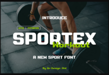 Sportex Workout Font Poster 1