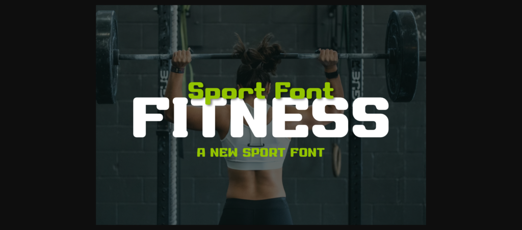 Sportex Workout Font Poster 6