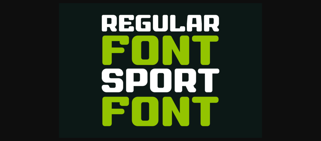 Sportex Workout Font Poster 7