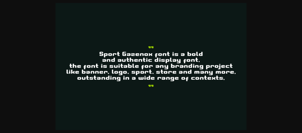 Sportex Workout Font Poster 10
