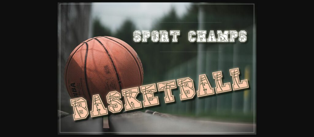 Sports Champs Font Poster 8