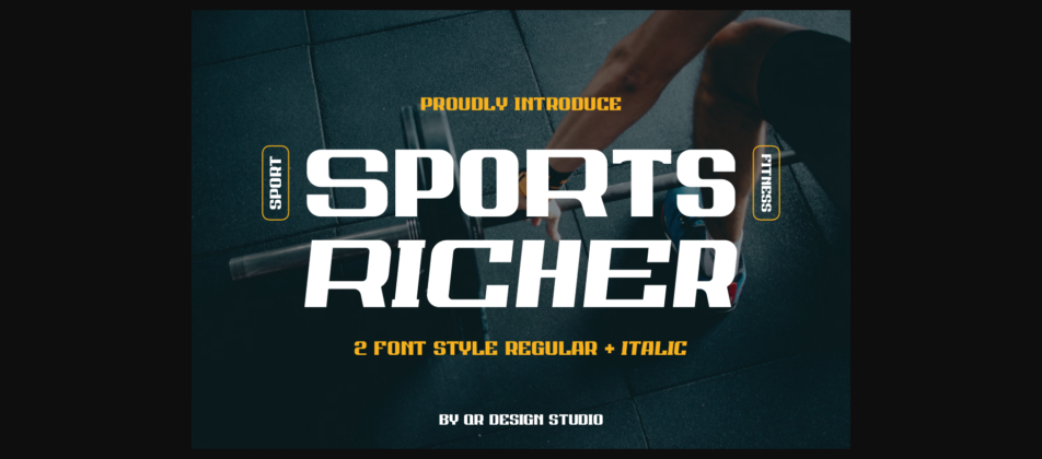 Sports Richer Font Poster 3