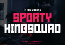Sporty Kingsquad Sporty Kingsquad Fonts