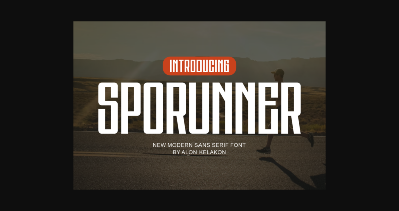 Sporunner Font Poster 1