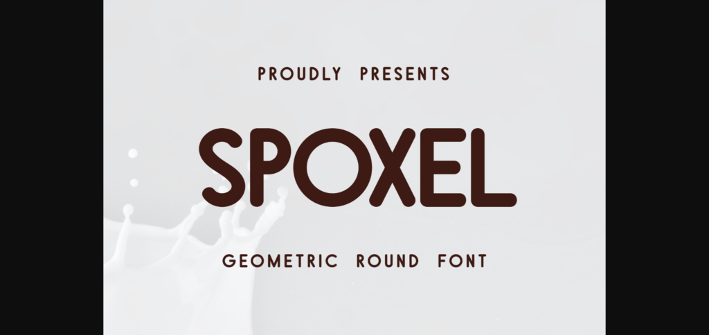 Spoxel Font Poster 1