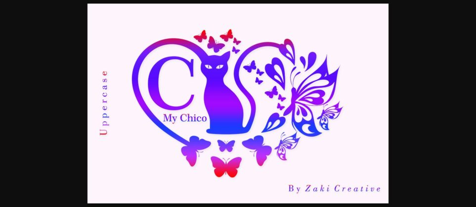 Spring Cat Font Poster 4