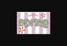 Spring Font Poster 1