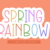 Spring Rainbow Font