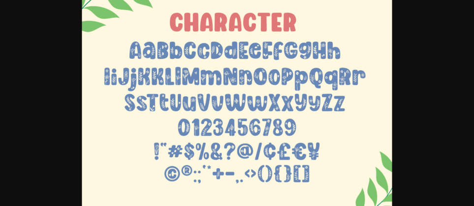 Spring Smile Font Poster 2