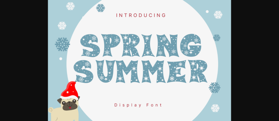 Spring Summer Font Poster 3
