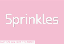 Sprinkles Font Poster 1