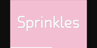 Sprinkles Font Poster 1