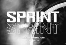 Sprint Font Poster 1