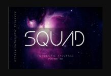 Squad Font Poster 1