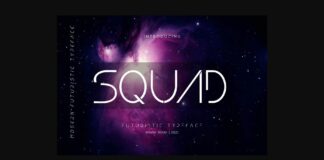 Squad Font Poster 1