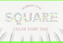 Square Font Poster 1