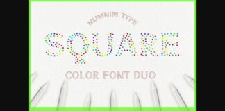 Square Font Poster 1