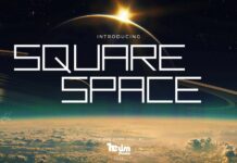 Square Space Font Poster 1