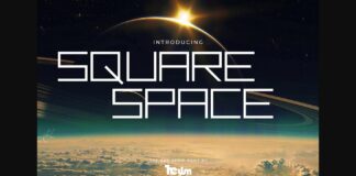 Square Space Font Poster 1