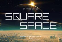 Square Space Font Poster 1