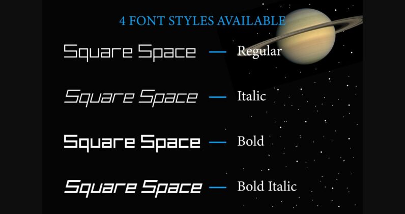 Square Space Font Poster 5